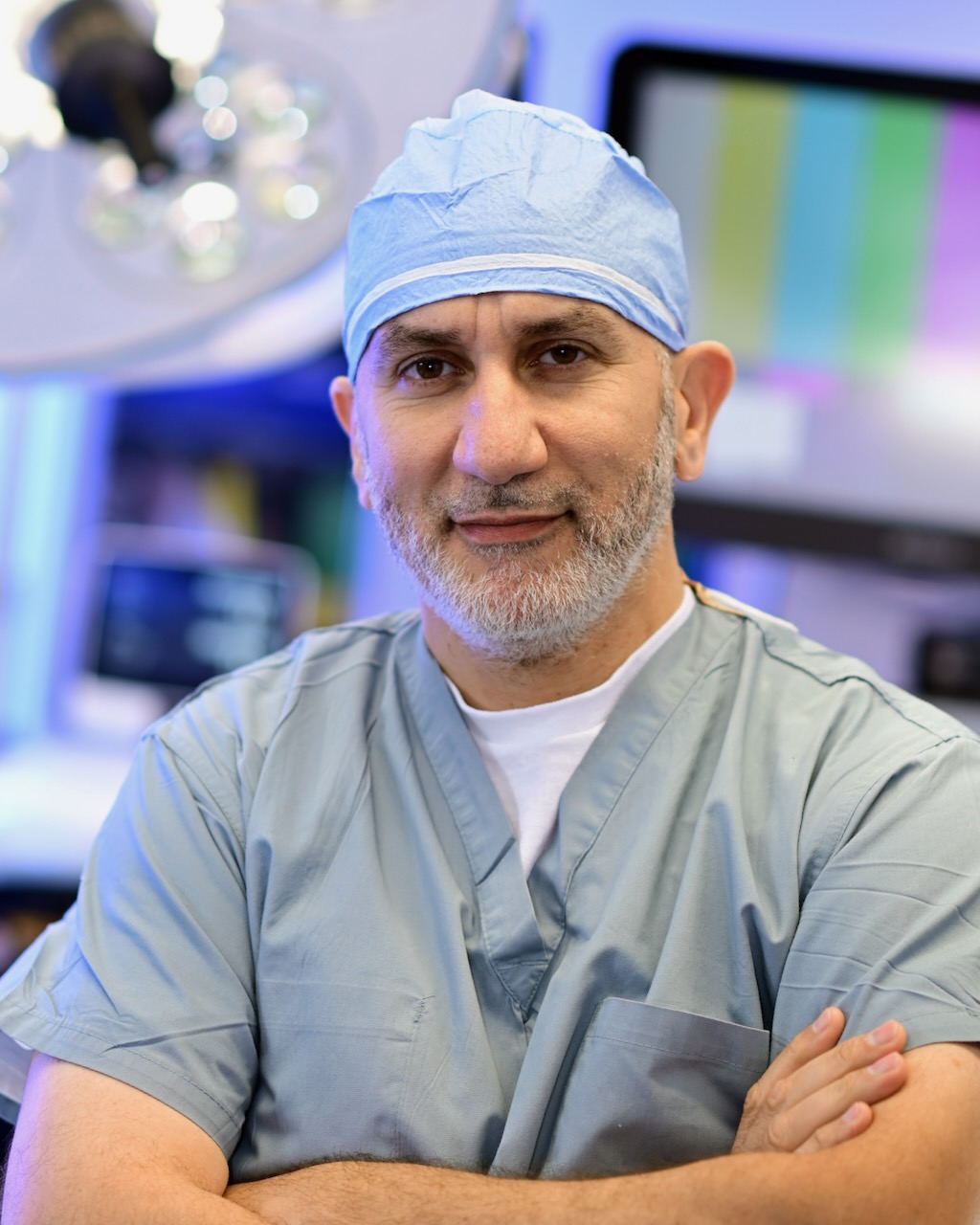 Surgeons Dr. Mohamed Shama and Dr. Emad Kandil at East Jefferson Hospital.