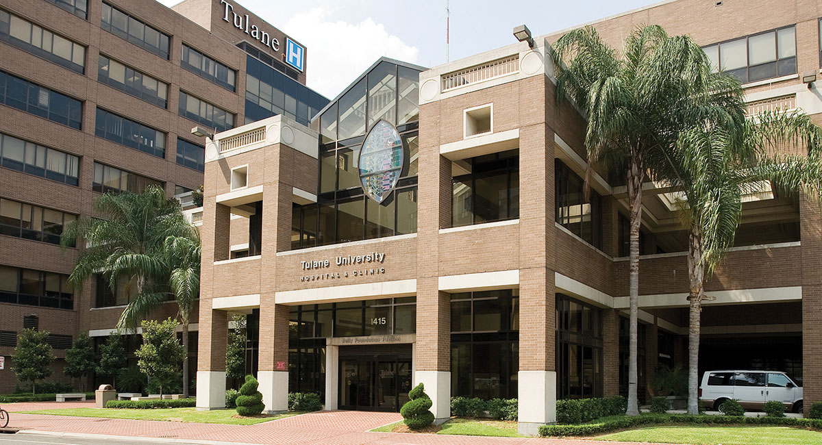 Front of Tulane Hospital for Tulane Thyroid Care